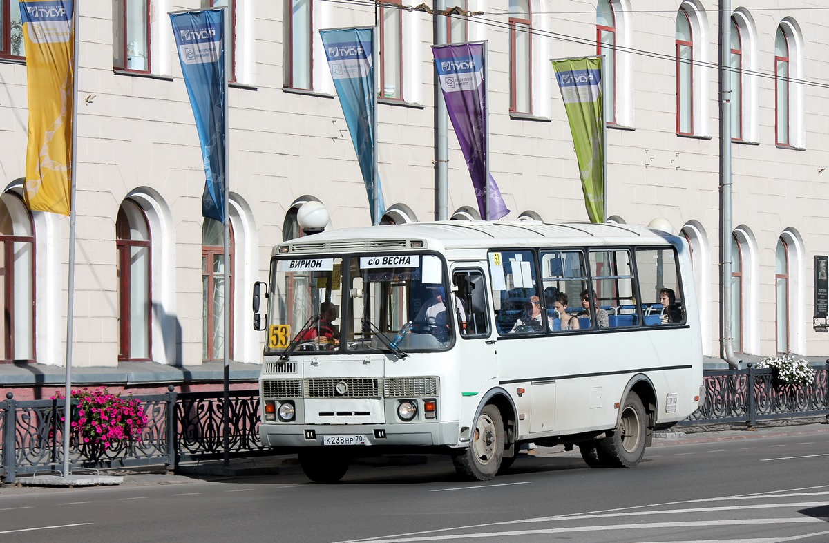 Томская область, ПАЗ-32054 № К 238 НР 70