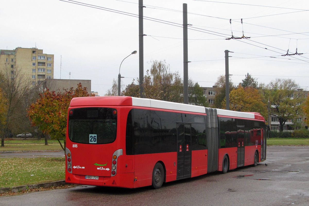 Литва, Van Hool New AG300 № 805