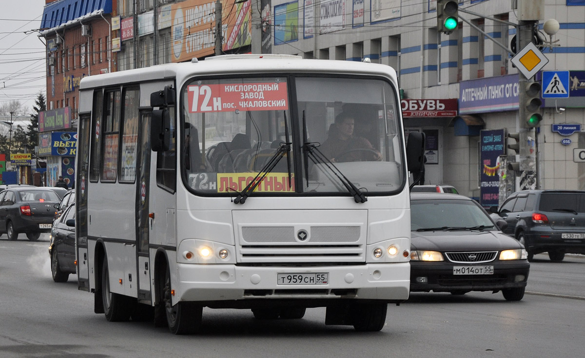 Омская область, ПАЗ-320302-08 № Т 959 СН 55