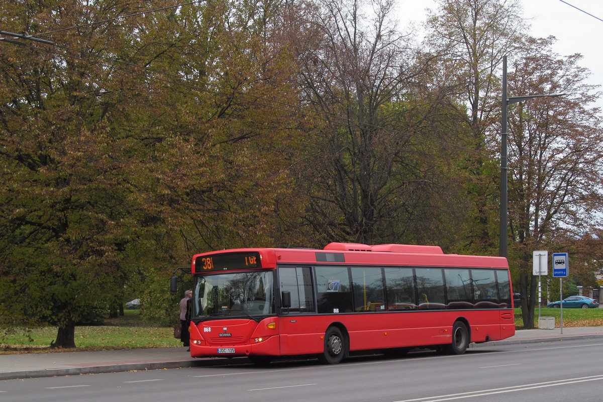 Литва, Scania OmniCity II № 868