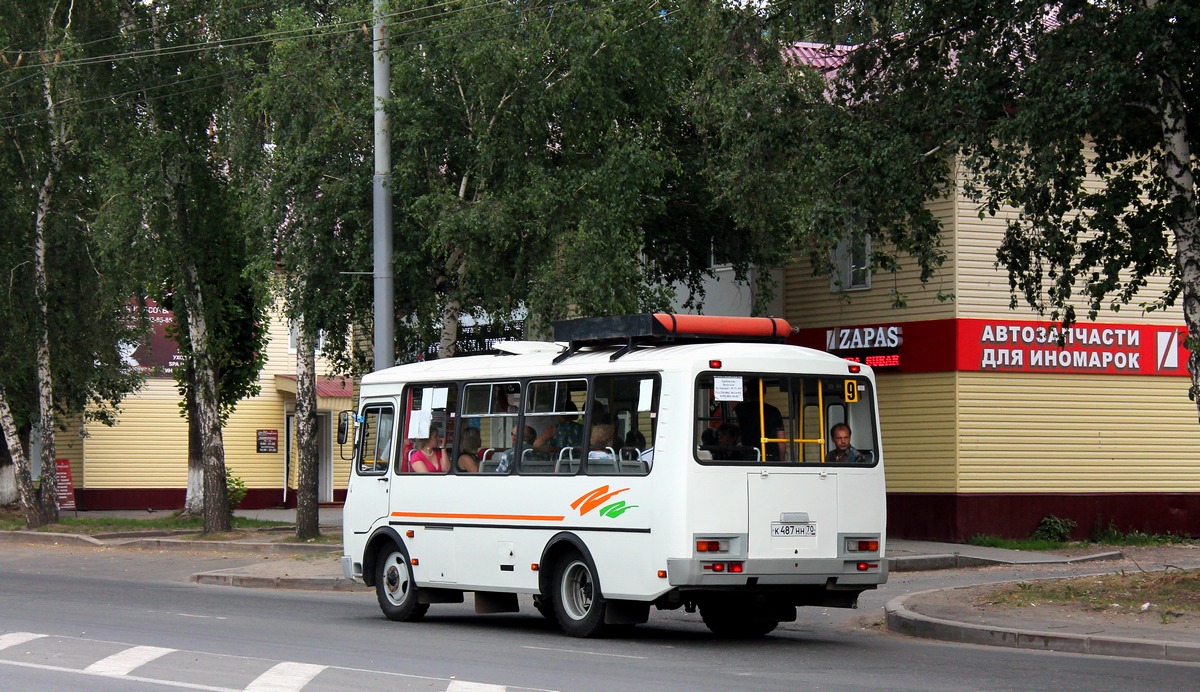 Томская область, ПАЗ-32054 № К 487 НН 70