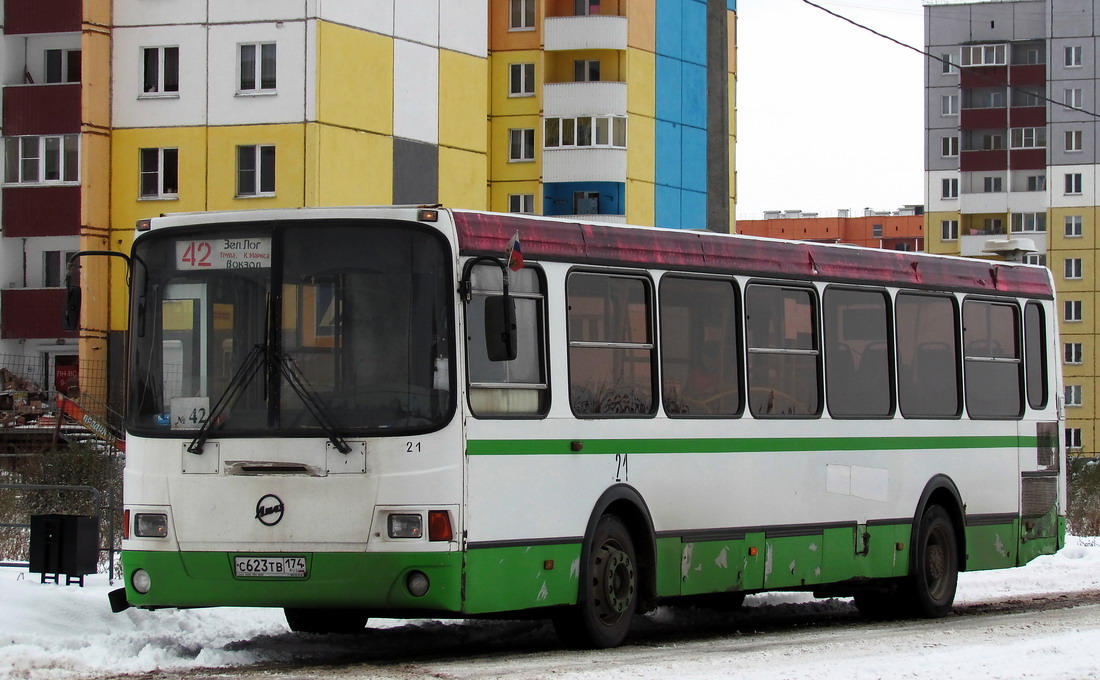 Chelyabinsk region, LiAZ-5256.35 č. 21
