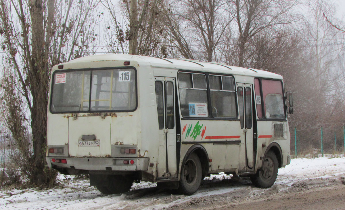 Нижегородская область, ПАЗ-32054 № В 577 АР 152