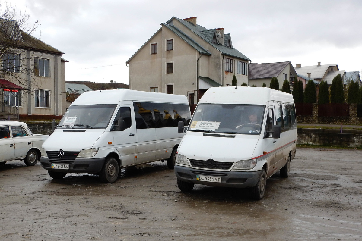 Хмельницкая область, Mercedes-Benz Sprinter W903 311CDI № BX 8409 BA; Тернопольская область, Mercedes-Benz Sprinter W903 313CDI № BO 9434 AT