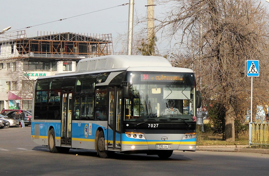 Алматы, Guilin Daewoo GDW6126CNG (СемАЗ) № 7027