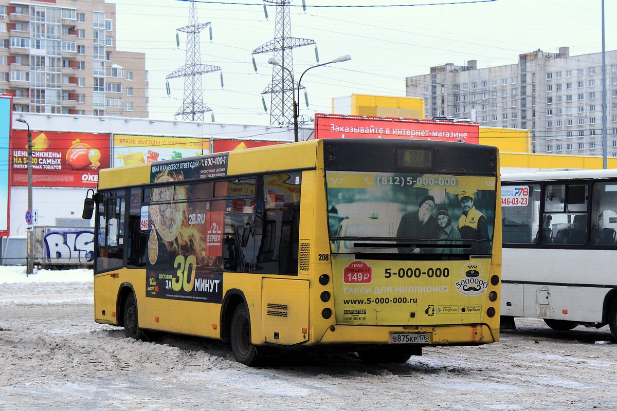 Санкт-Петербург, МАЗ-206.067 № 208