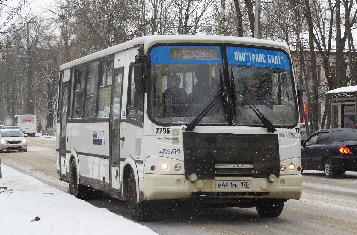 Ленинградская область, ПАЗ-320412-05 № 7795