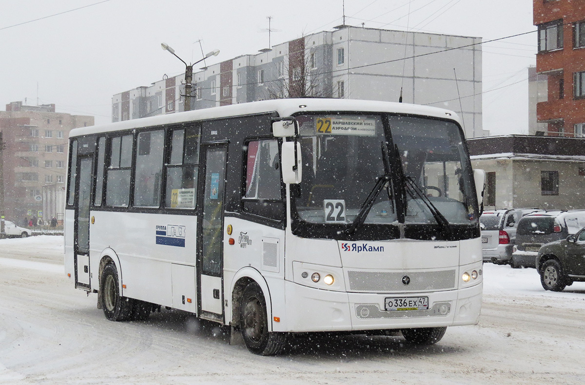 Ленинградская область, ПАЗ-320412-05 "Вектор" № О 336 ЕХ 47