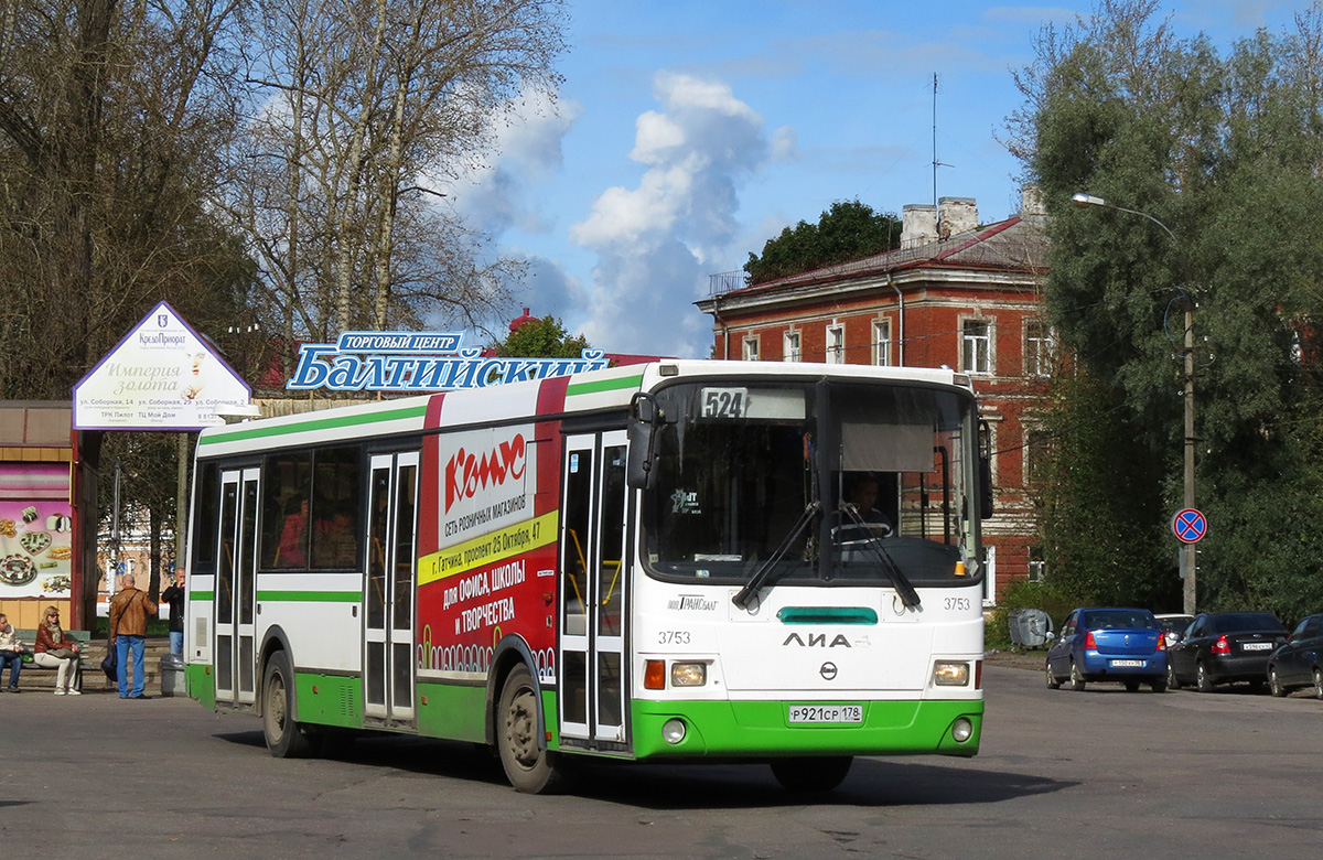 Ленинградская область, ЛиАЗ-5256.60 № 3753