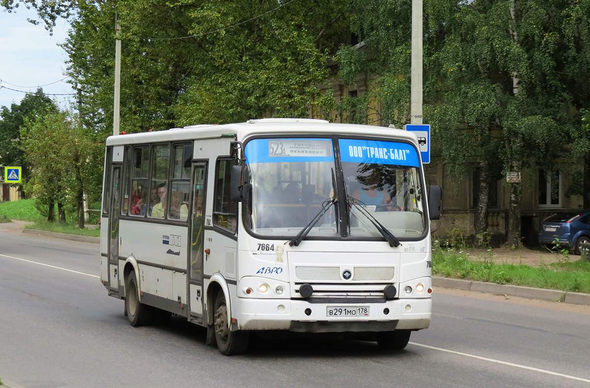 Ленинградская область, ПАЗ-320412-05 № 7664