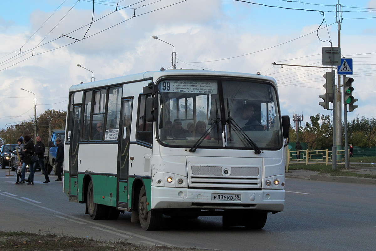 Пензенская область, ПАЗ-320402-03 № Р 836 КВ 58