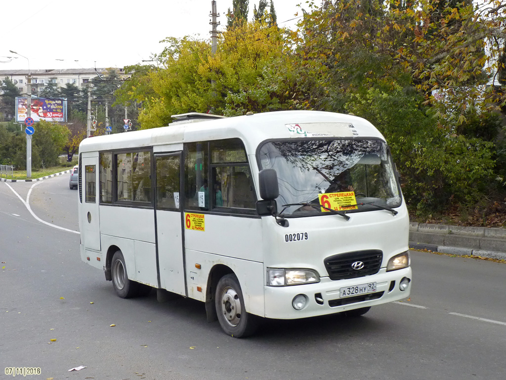 Севастополь, Hyundai County SWB C08 (РЗГА) № А 328 НУ 92