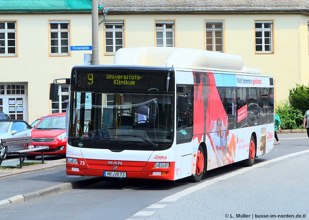 Гессен, MAN A21 Lion's City NL313 CNG № 73