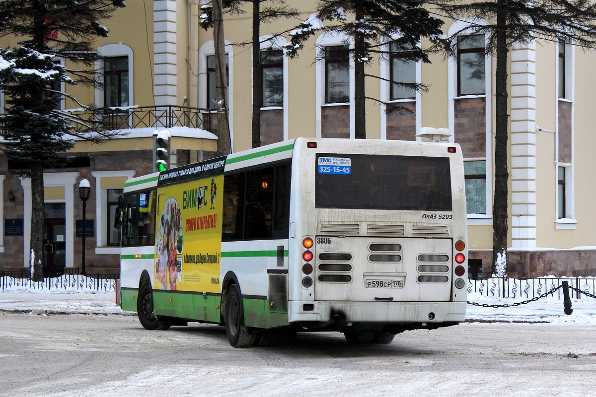 Санкт-Петербург, ЛиАЗ-5293.60 № 3805