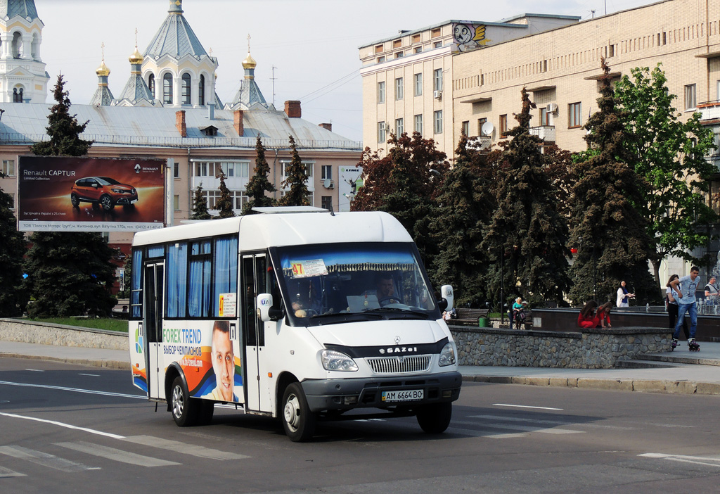 Житомирская область, Рута 25 № AM 6664 BO