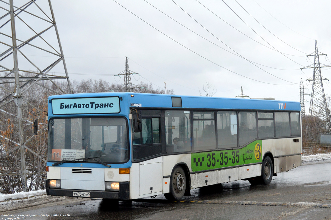 Владимирская область, Mercedes-Benz O405N2 № Р 675 МО 33