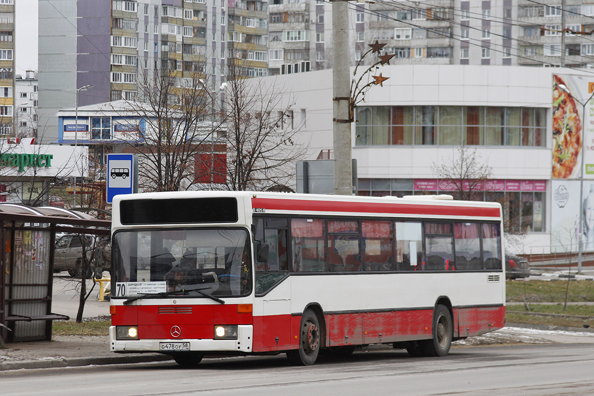 Пензенская область, Mercedes-Benz O405N № О 478 ОУ 58