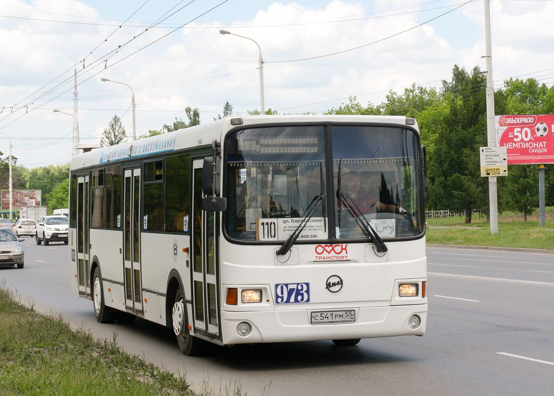 Omsk region, LiAZ-5256.53 č. 973