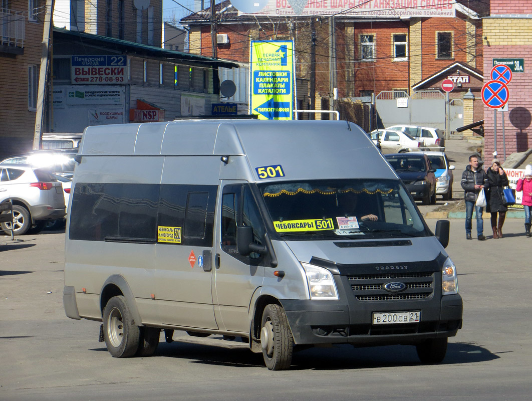 Чувашия, Нижегородец-222709  (Ford Transit) № В 200 СВ 21