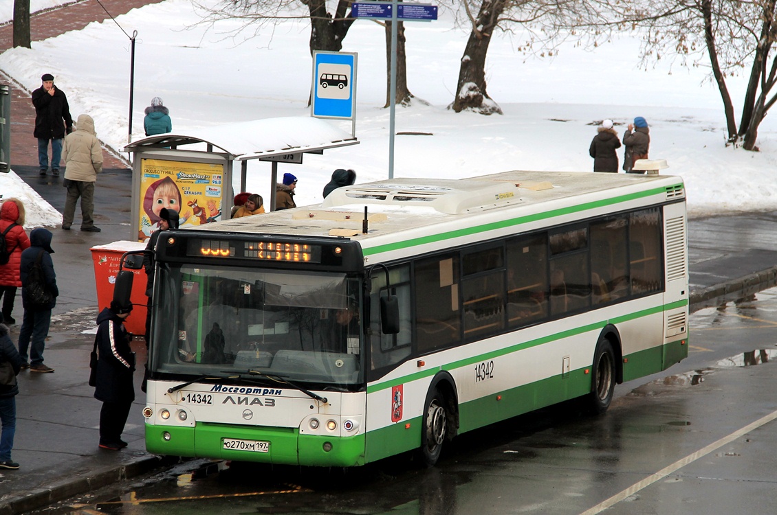 Москва, ЛиАЗ-5292.22 (2-2-2) № 14342