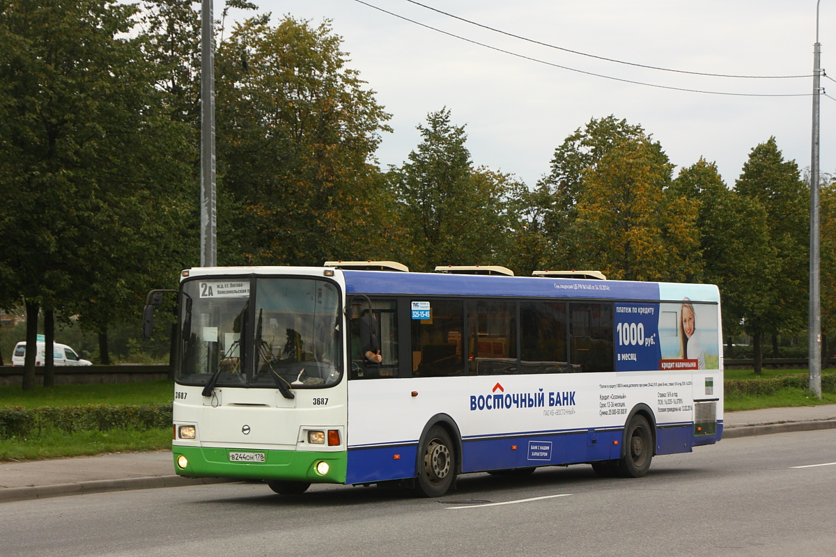 Санкт-Петербург, ЛиАЗ-5293.60 № 3687