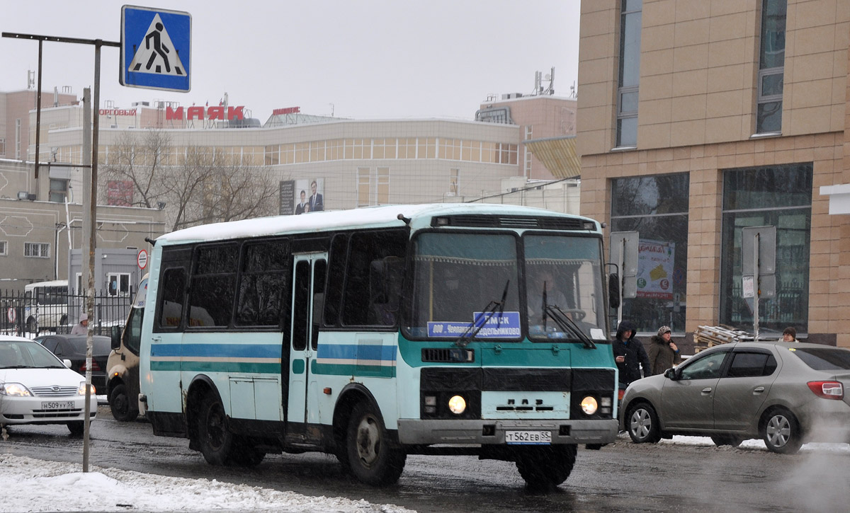 Омская область, ПАЗ-32053 № Т 562 ЕВ 55