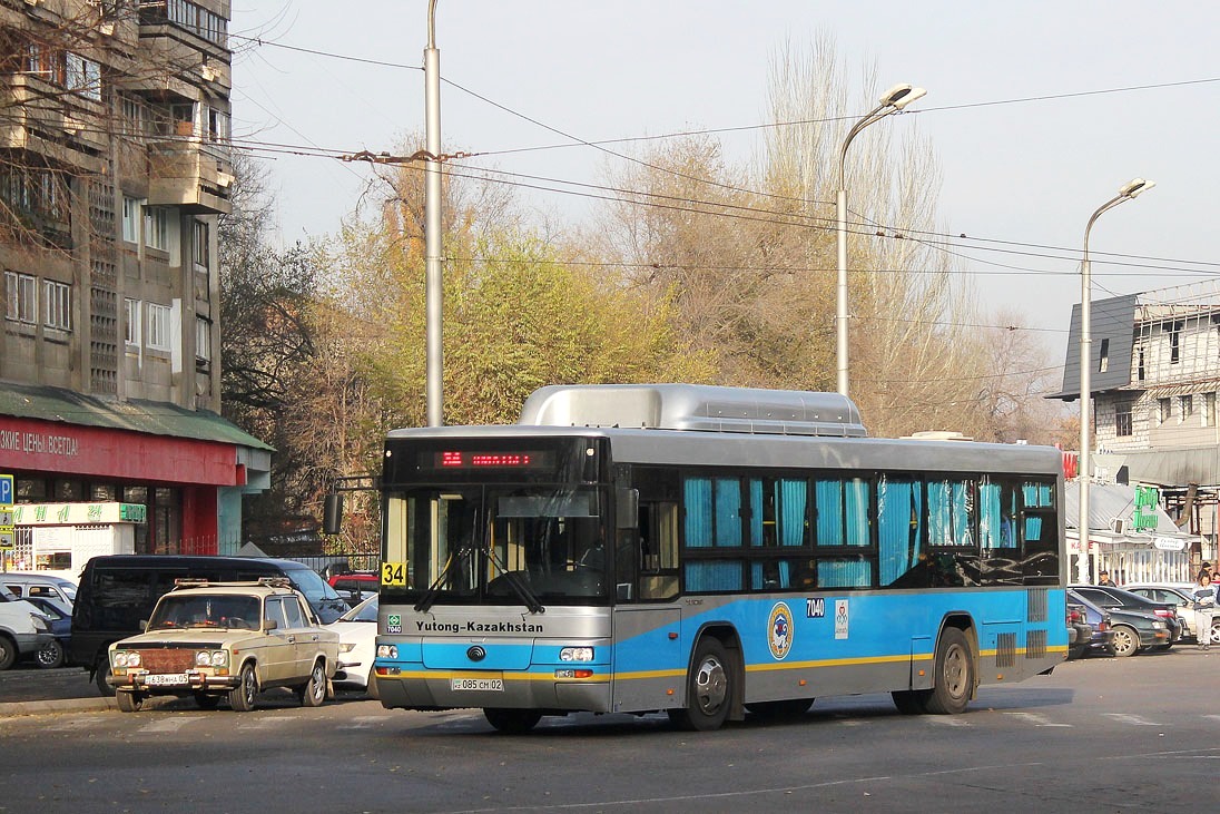 Алматы, Yutong ZK6118HGA № 7040