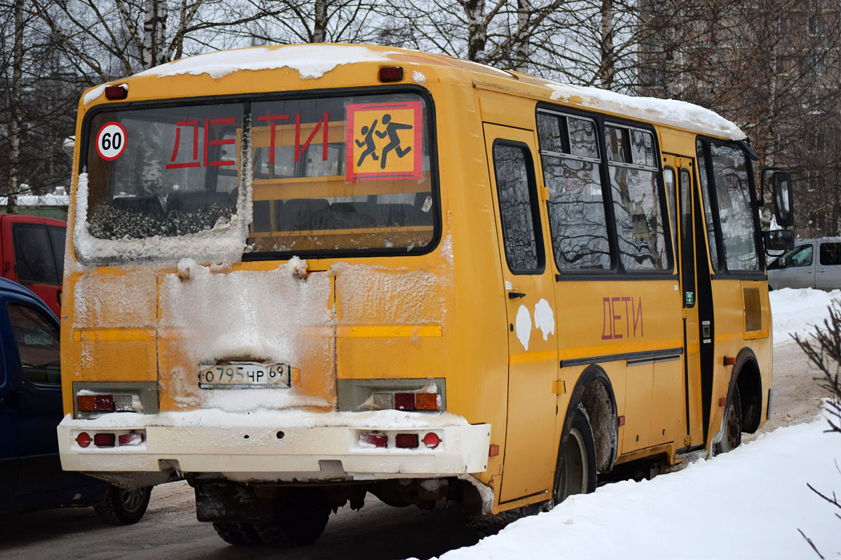 Тверская область, ПАЗ-32053-70 № О 795 НР 69