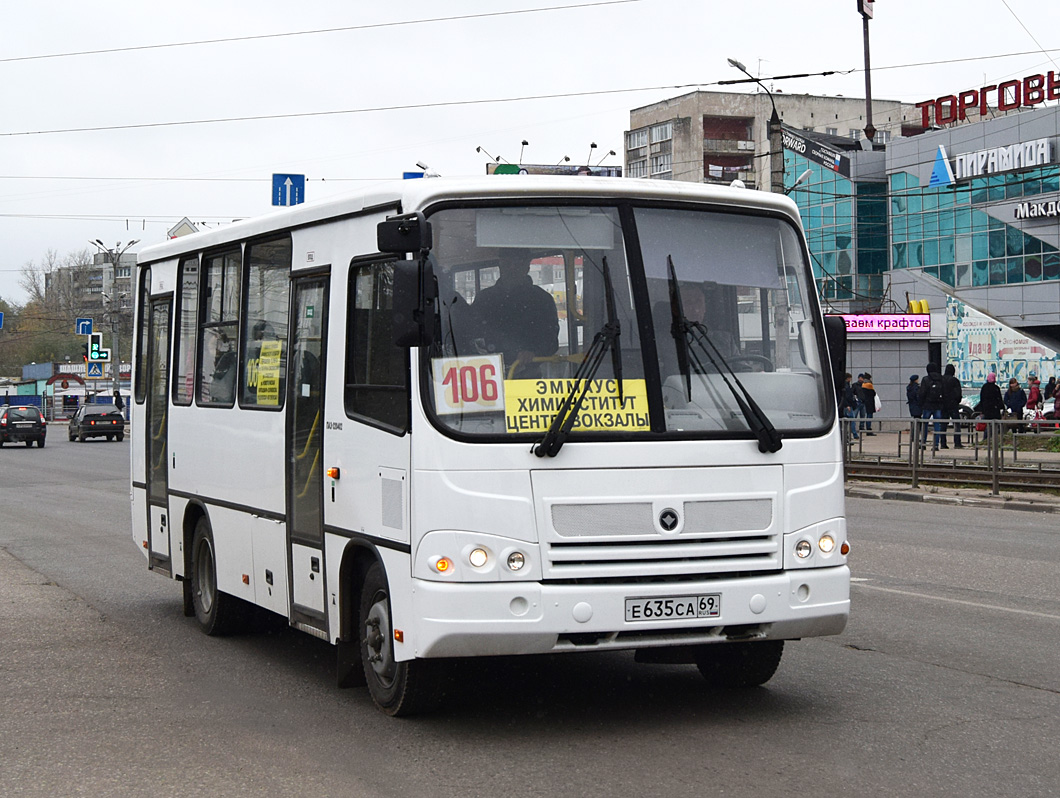 Тверская область, ПАЗ-320402-05 № Е 635 СА 69