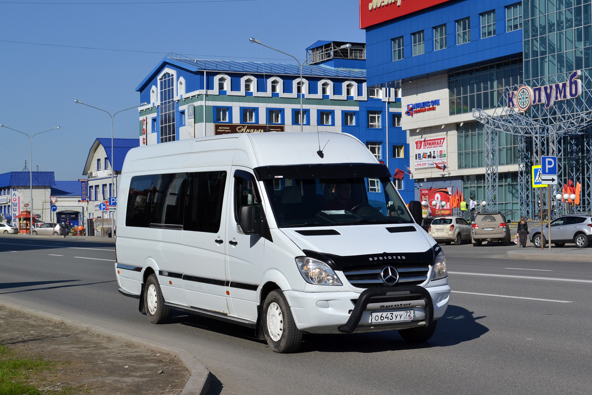 Тюменская область, Mercedes-Benz Sprinter W906 313CDI № О 643 УУ 72