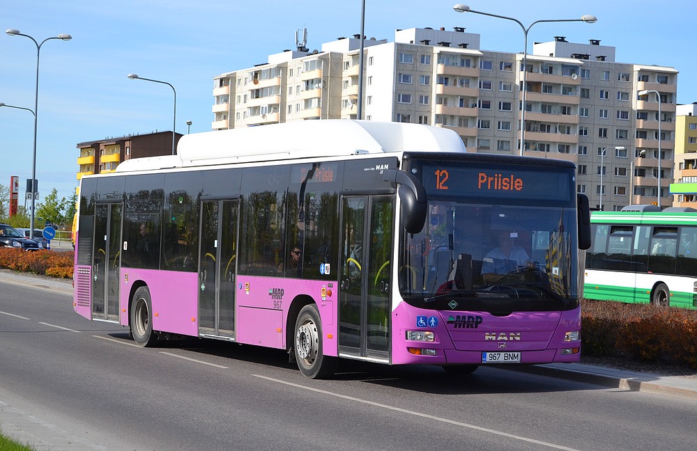 Эстония, MAN A21 Lion's City NL273 CNG № 967