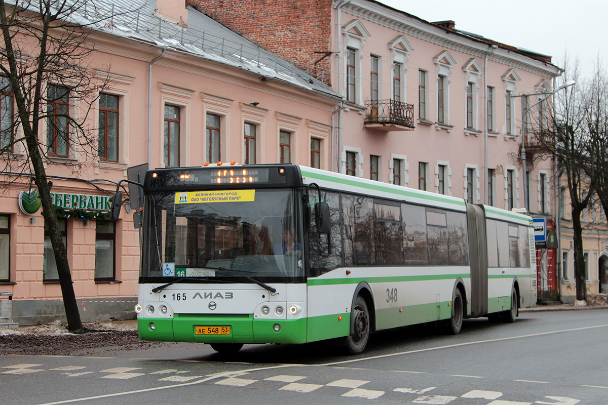 Novgorod region, LiAZ-6213.21 # 165