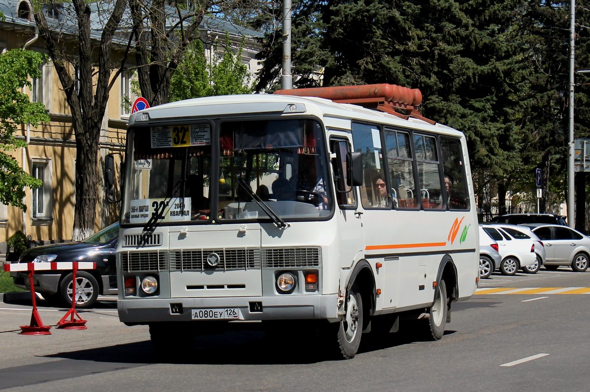 Ставропольский край, ПАЗ-32054 № А 080 ЕУ 126