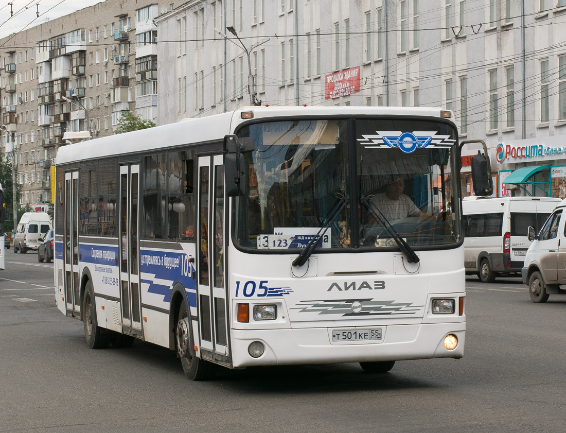 Omsk region, LiAZ-5256.60 № 105