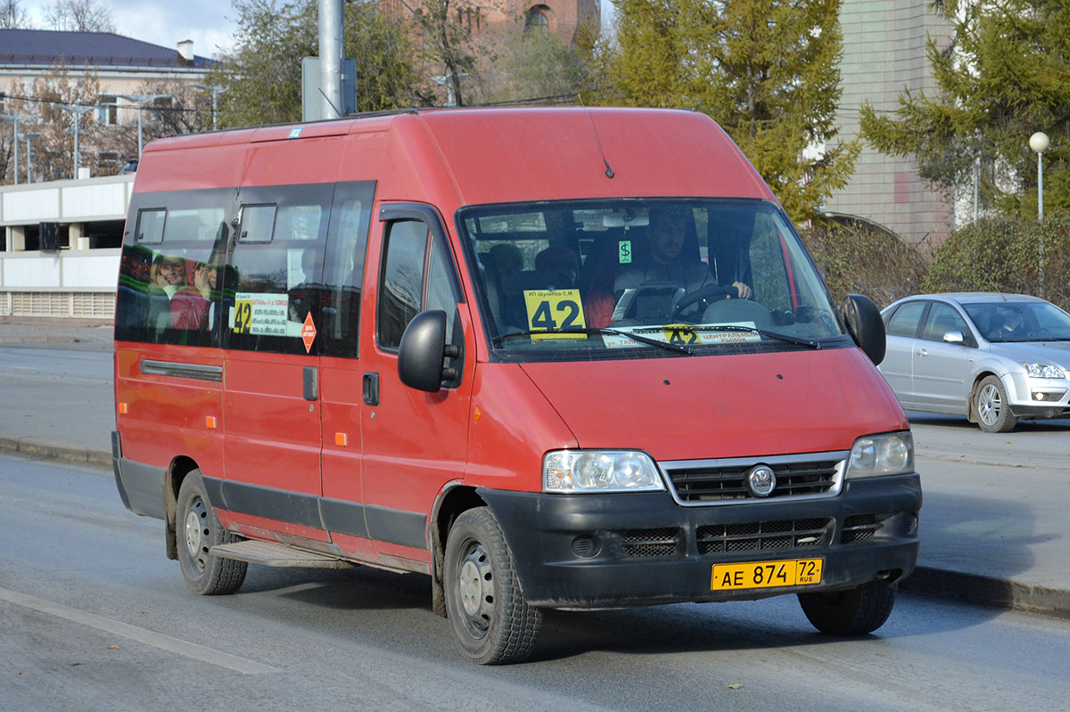 Тюменская область, FIAT Ducato 244 CSMMC-RLL, -RTL № АЕ 874 72