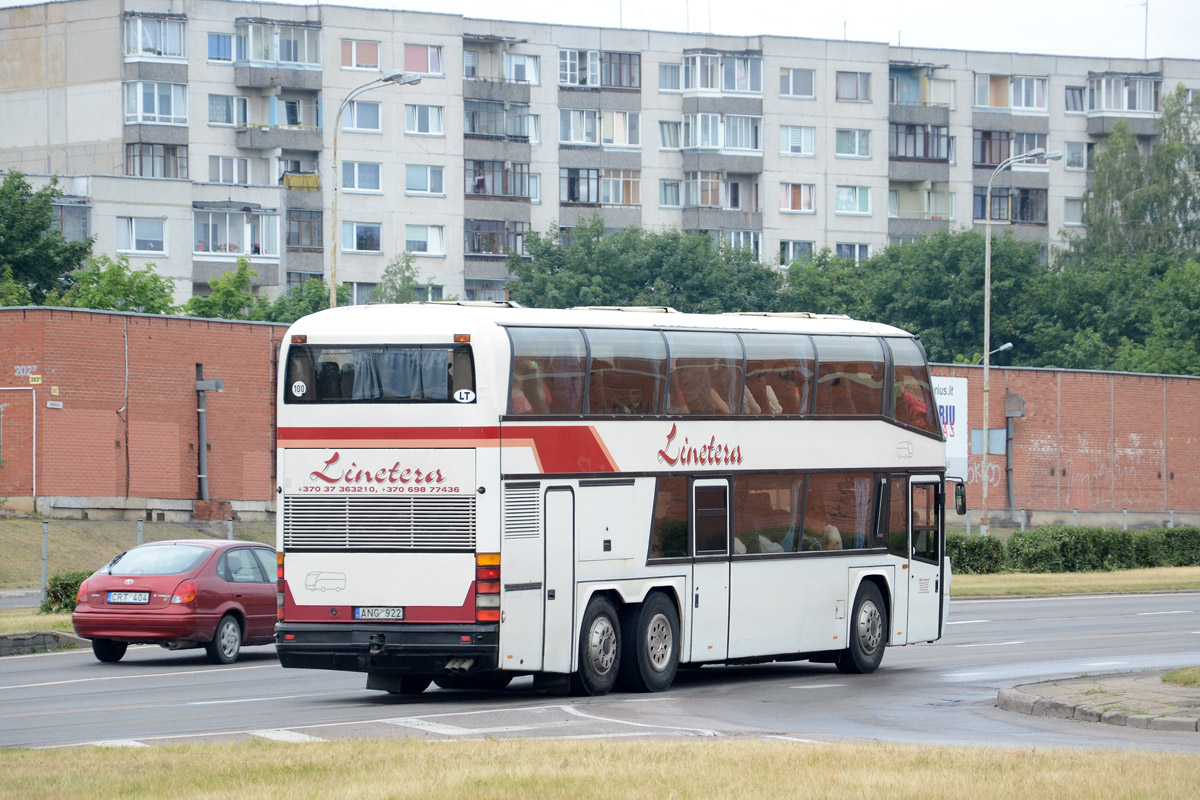 Litvánia, Neoplan N122/3 Skyliner sz.: ANG 922; Litvánia — Dainų šventė 2016 "Tu mums viena"