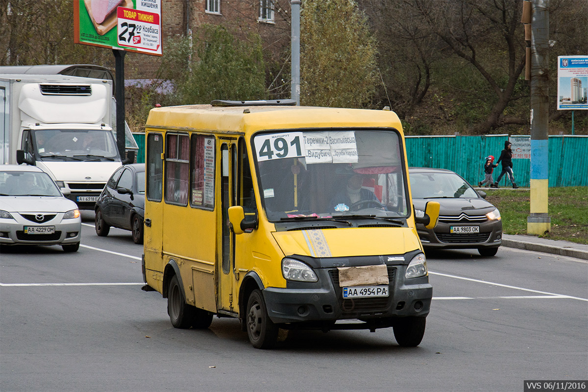 Киев, БАЗ-22154 "Дельфин" № AA 4954 PA