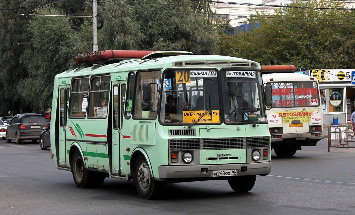 Томская область, ПАЗ-32054 № М 248 ОХ 70