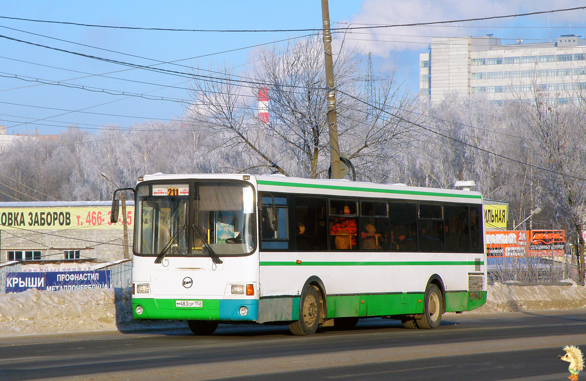 Nizhegorodskaya region, LiAZ-5256.36 № М 483 ОР 152