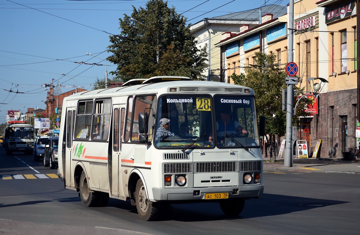 Томская область, ПАЗ-32054 № АС 103 70