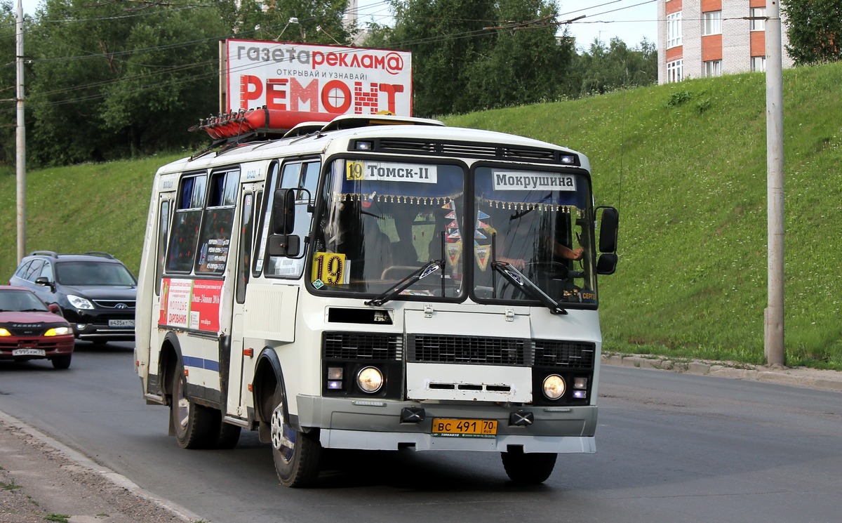 Томская область, ПАЗ-32054 № ВС 491 70