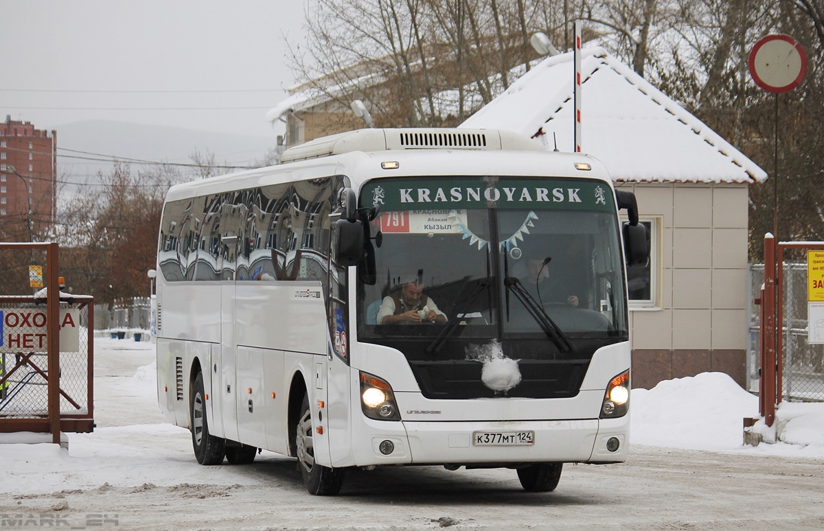 Красноярский край, Hyundai Universe Space Luxury № К 377 МТ 124 — Фото —  Автобусный транспорт