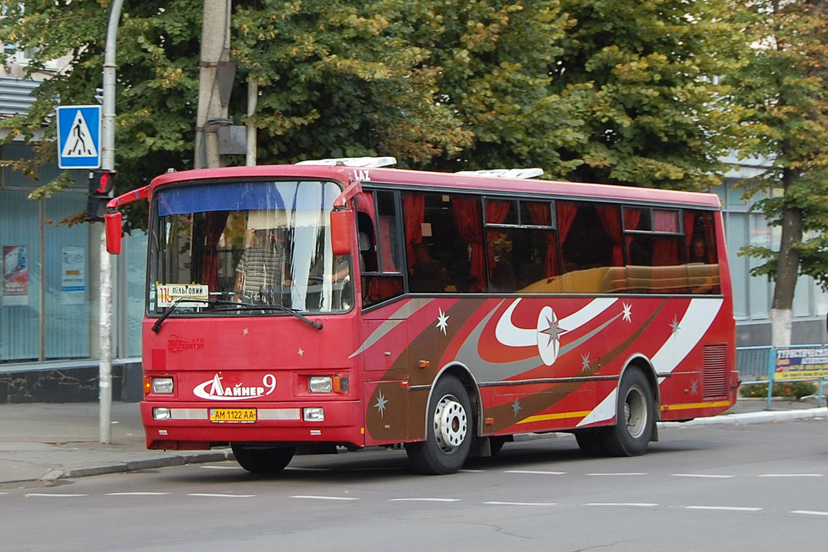 Житомирская область, ЛАЗ А1414 "Лайнер-9" № AM 1122 AA