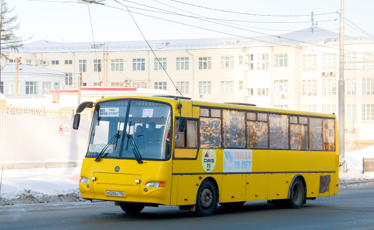 Свердловская область, КАвЗ-4238-41 № В 520 ЕС 196