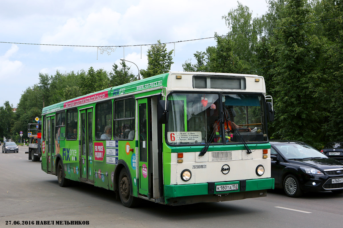 Нижегородская область, ЛиАЗ-5256.00 № К 180 ТА 152