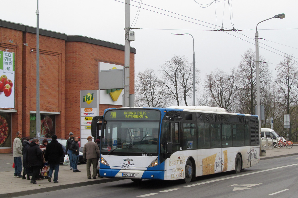 Литва, Van Hool New A330 № 843