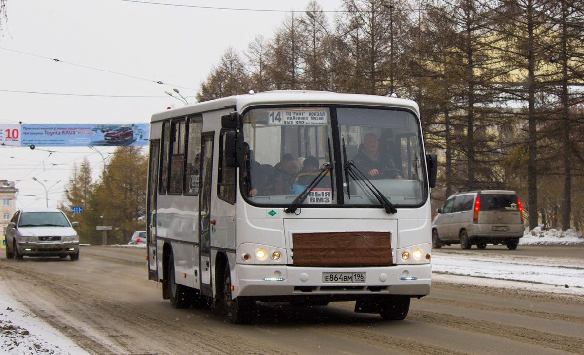 Свердловская область, ПАЗ-320302-11 № Е 864 ВМ 196