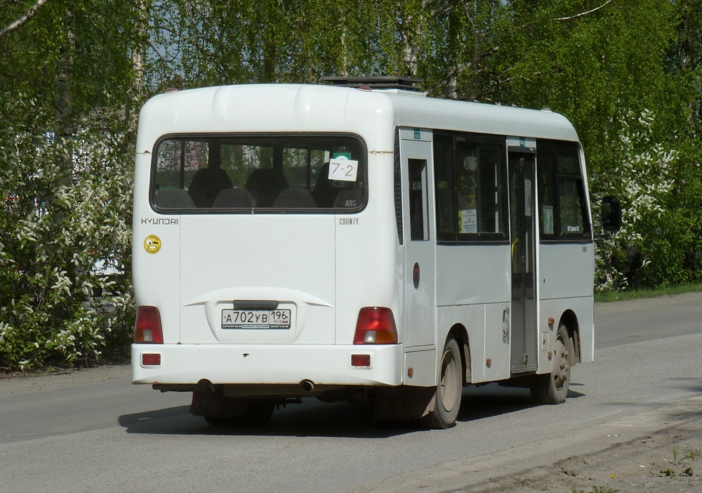 Свердловская область, Hyundai County SWB C08 (ТагАЗ) № А 702 УВ 196