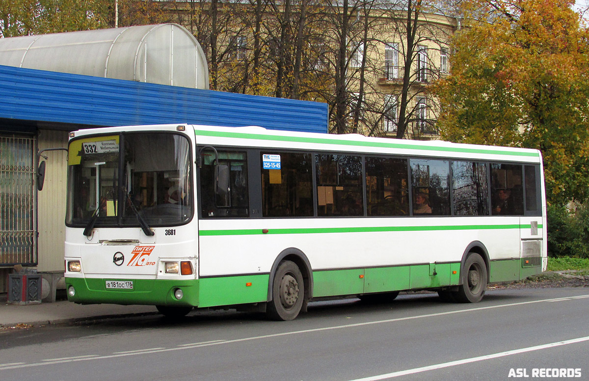 Sankt Petersburg, LiAZ-5293.60 Nr 3681