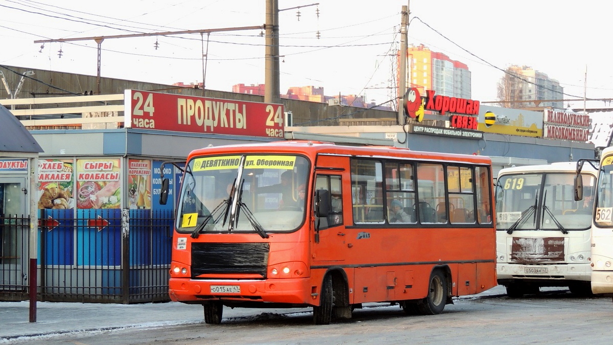 Ленинградская область, ПАЗ-320402-05 № О 015 АЕ 47